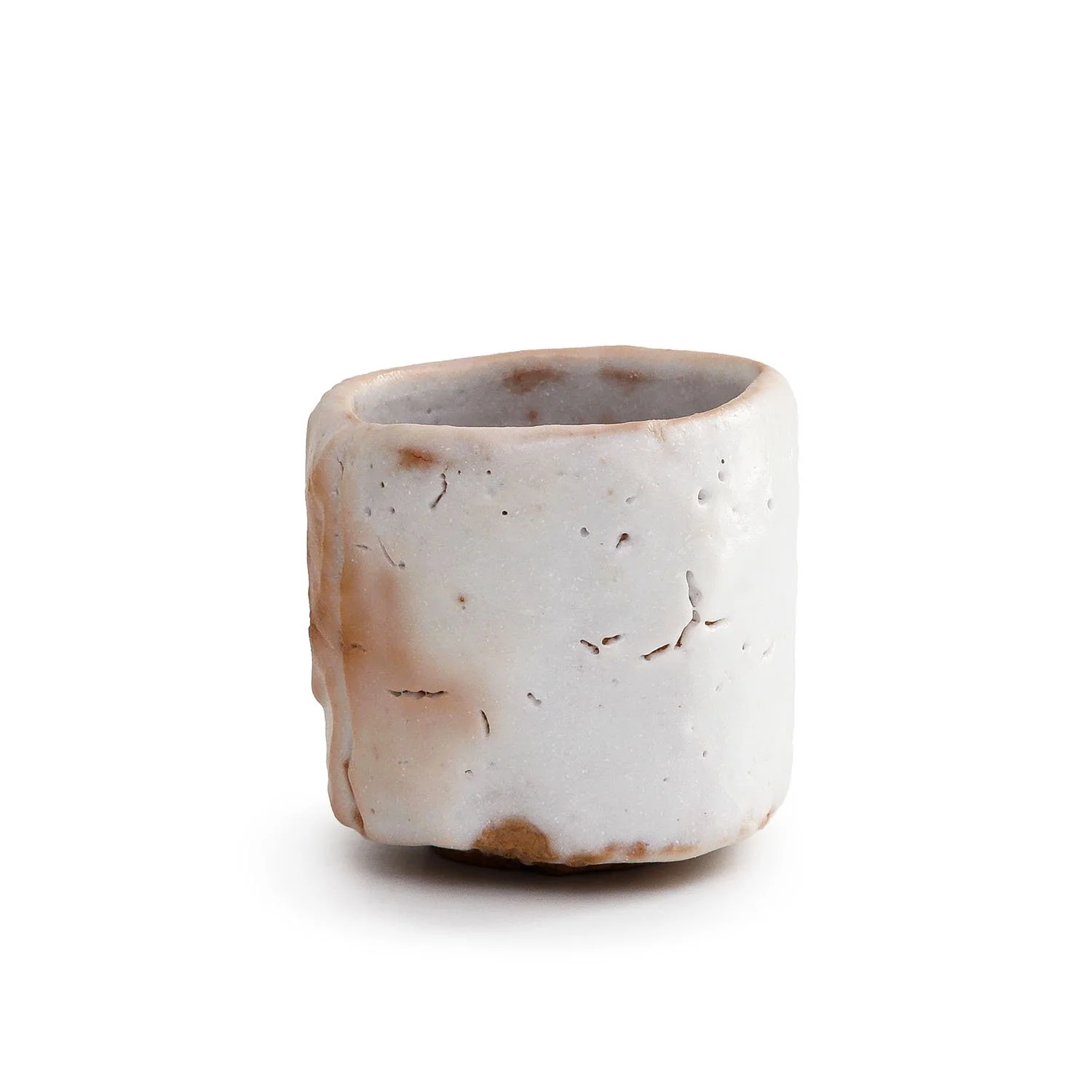 shino様 Higashida Shigemasa - Snow Shino Chawan with Signed Box (INV